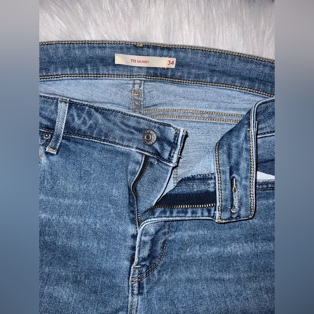 Levi's 711 Distressed Skinny jeans - Picture 4 of 8